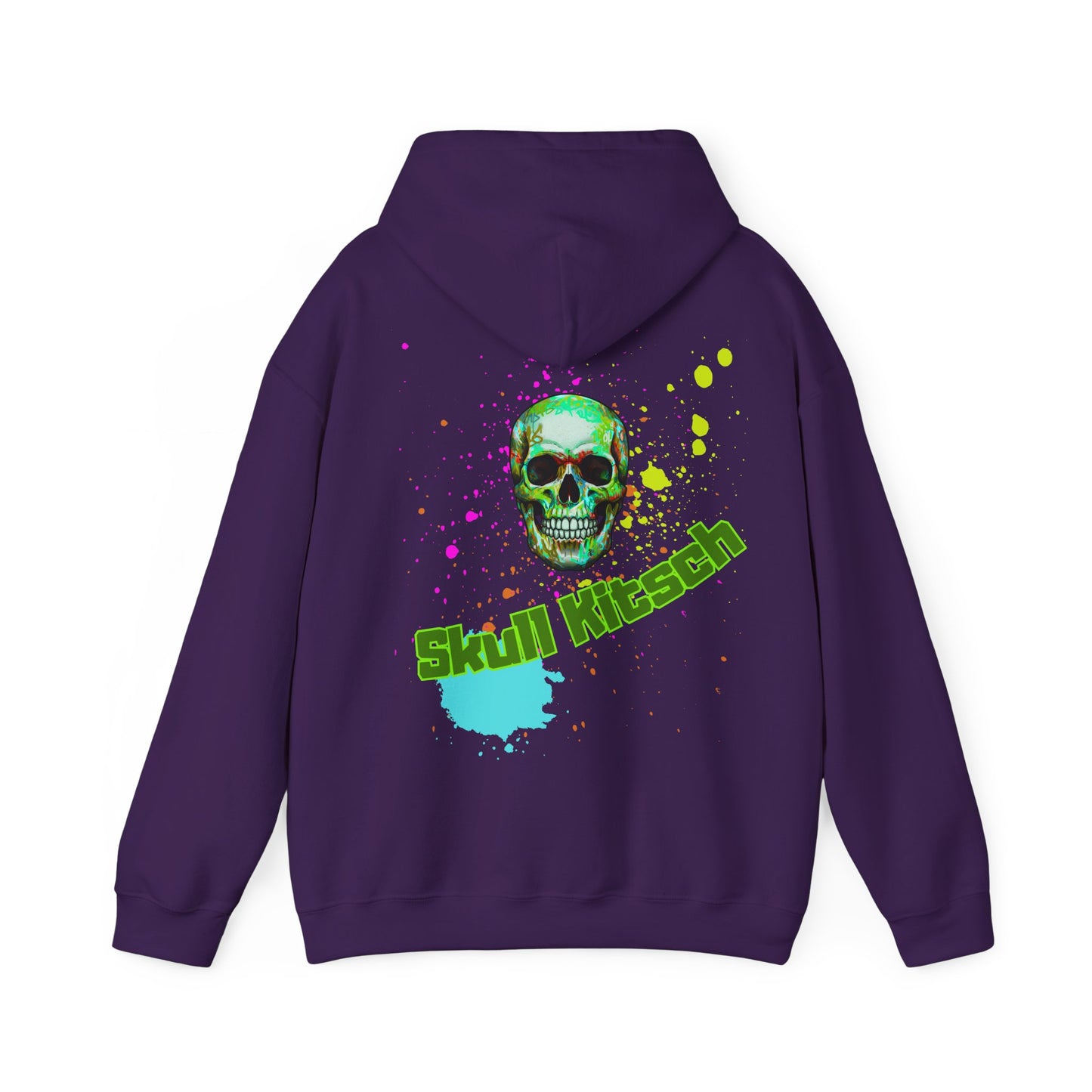 Sweat à capuche unisexe Skull Kitsch Summer Punk - VibesStreet