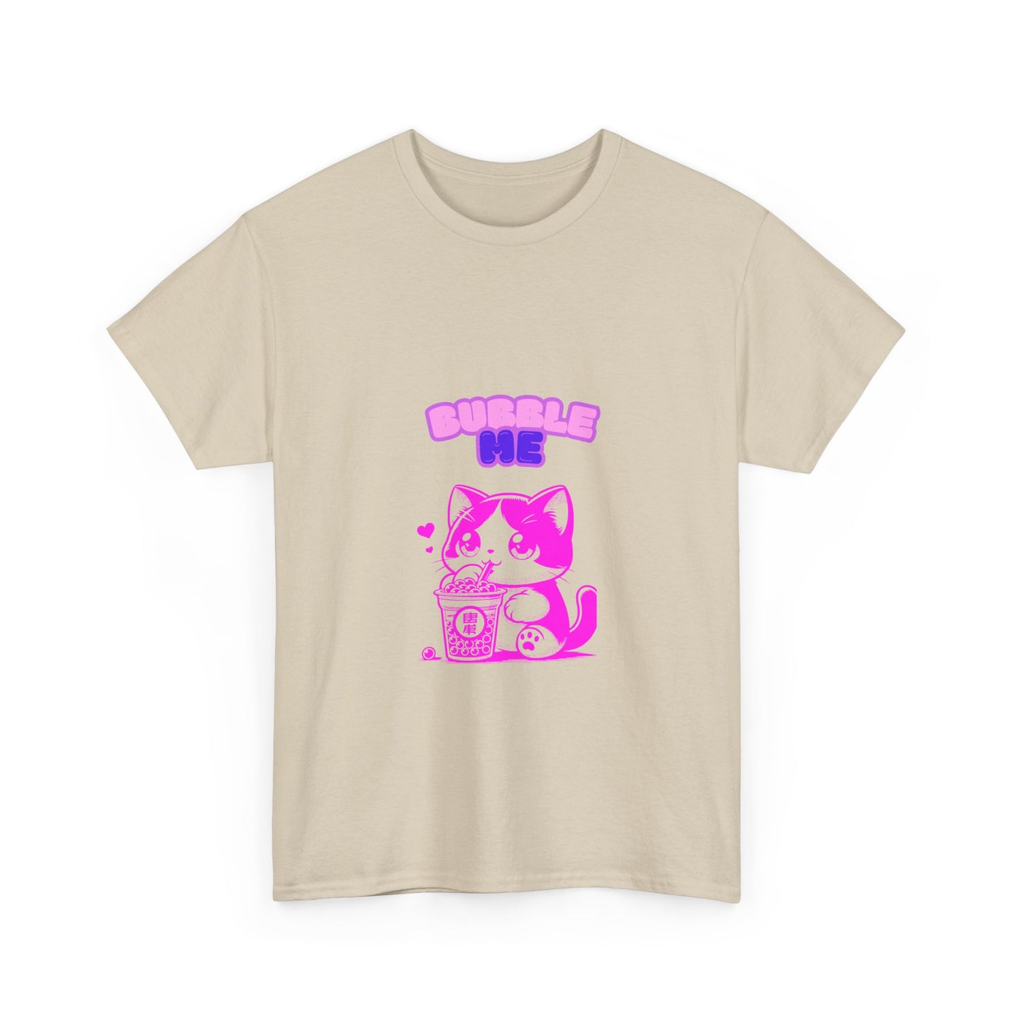 Koszulka z nadrukiem Bubble Cat-OverFash
