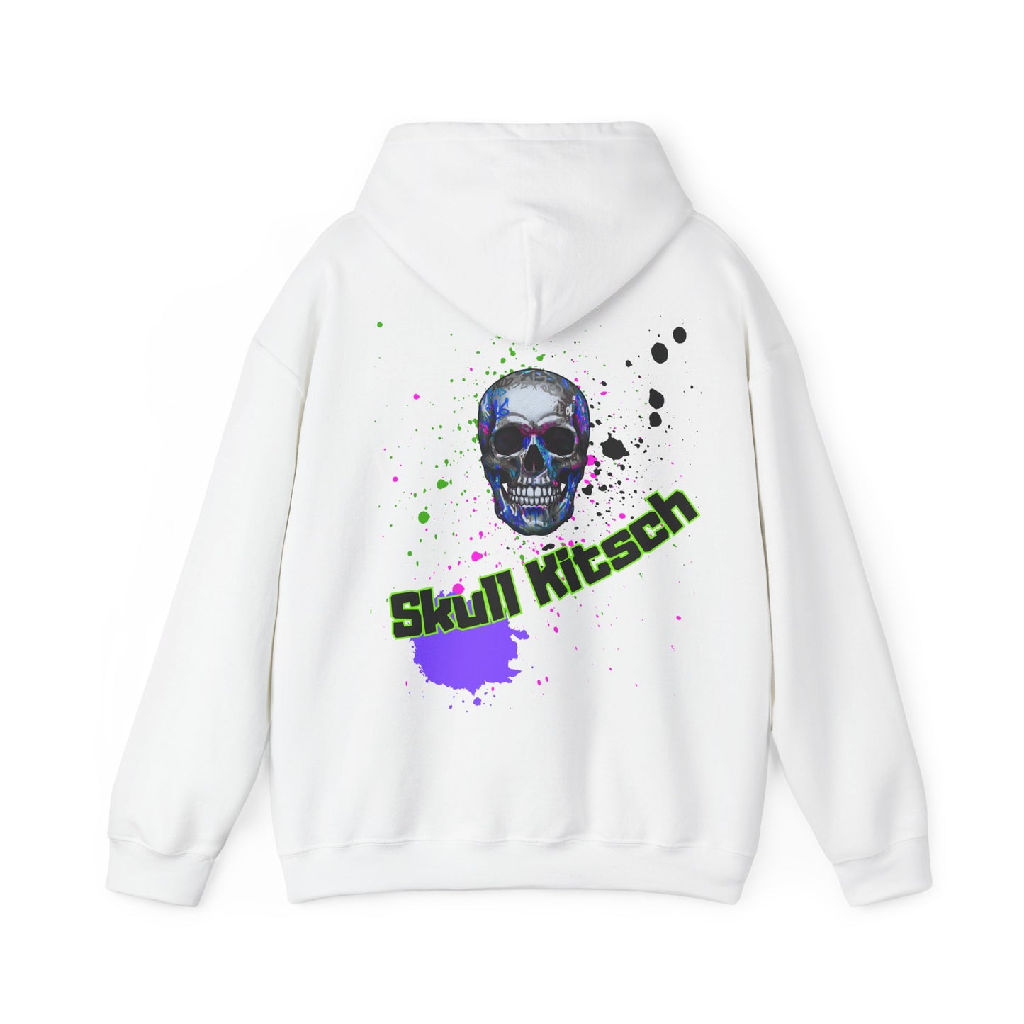 Sweat à capuche unisexe Skull Kitsch Dark-VibesStreet