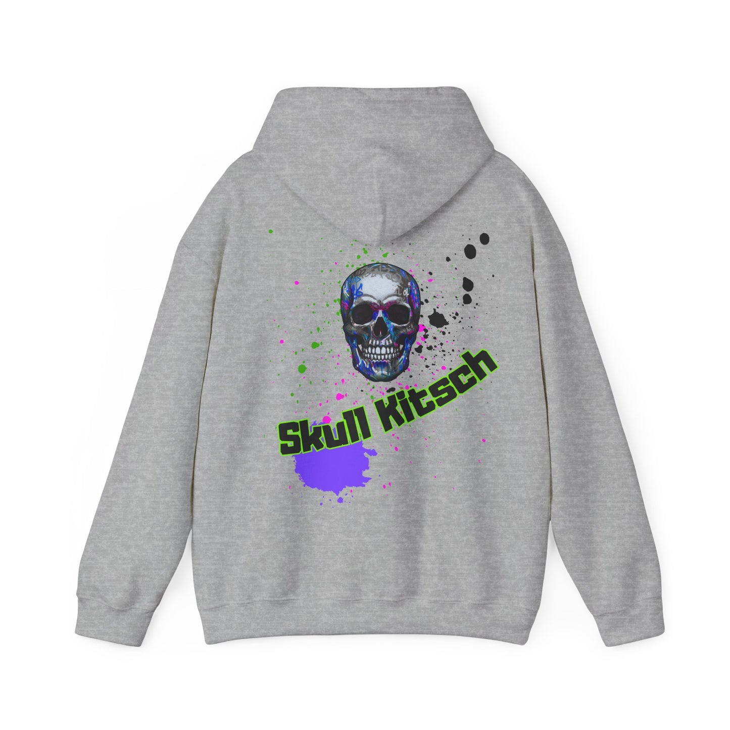 Sweat à capuche unisexe Skull Kitsch Dark-VibesStreet