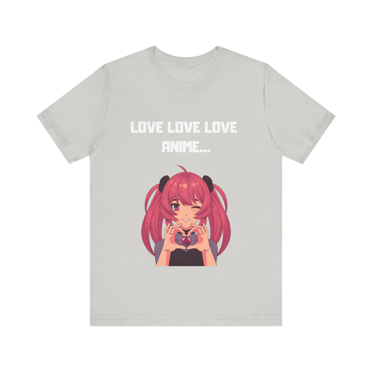 Unisex T-Shirt I Love Love Love Anime...- DragonStreet