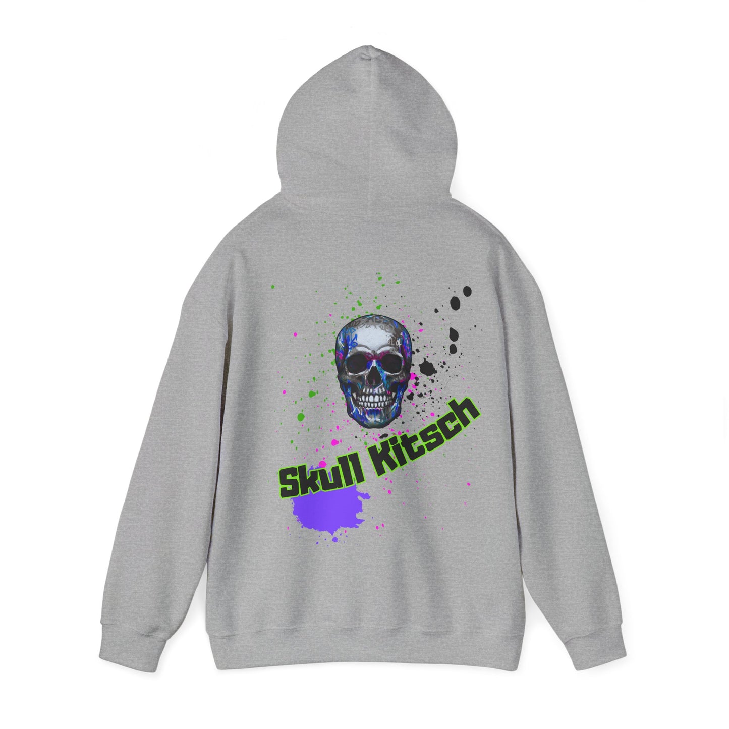 Sweat à capuche unisexe Skull Kitsch Dark-VibesStreet