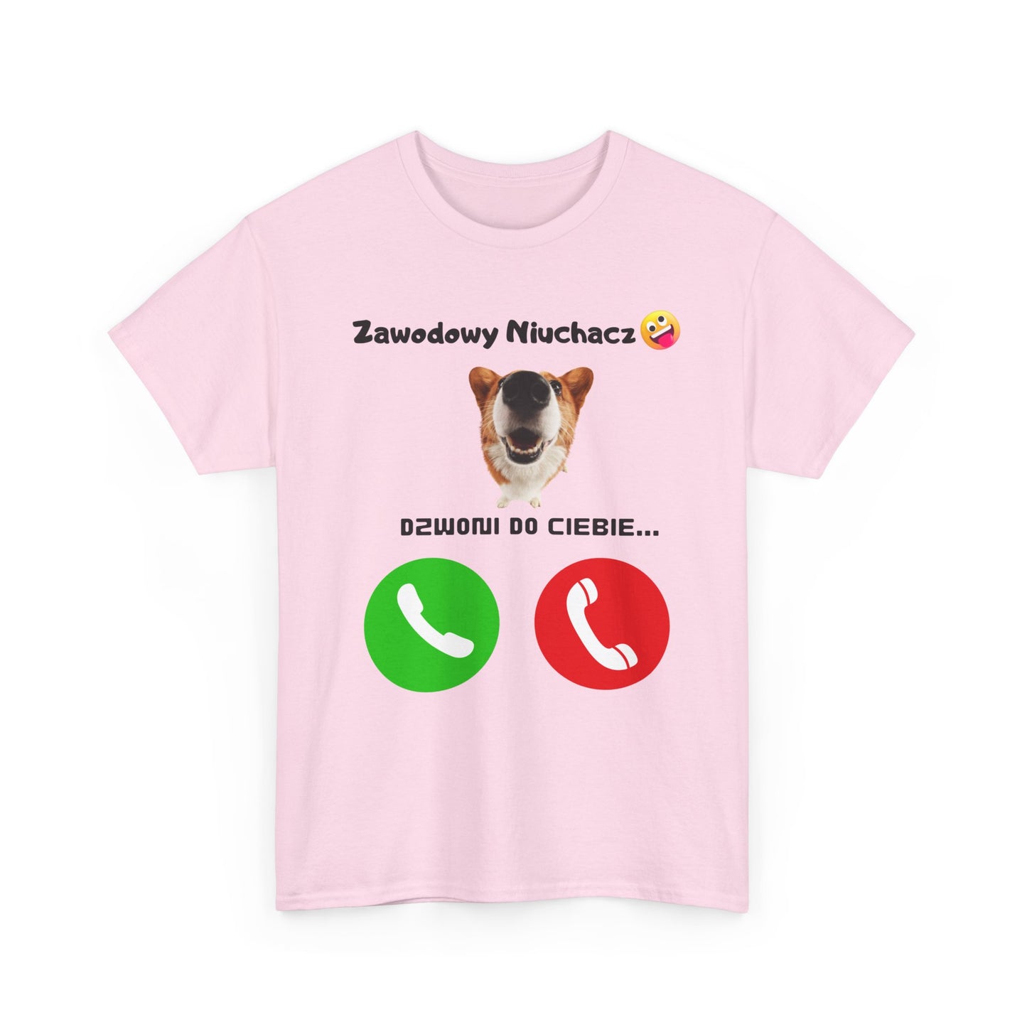 Koszulka unisex Zawodowy Niuchacz dzwoni do Ciebie