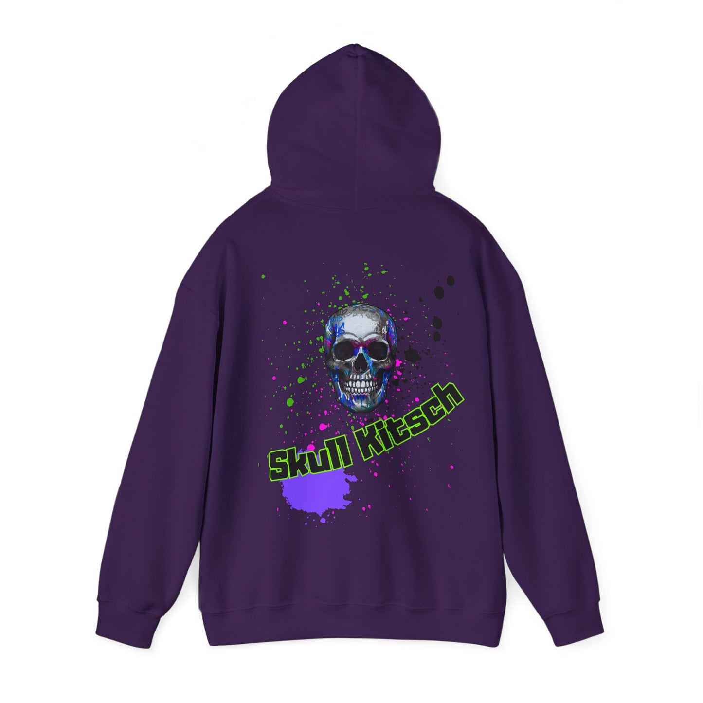 Sweat à capuche unisexe Skull Kitsch Dark-VibesStreet