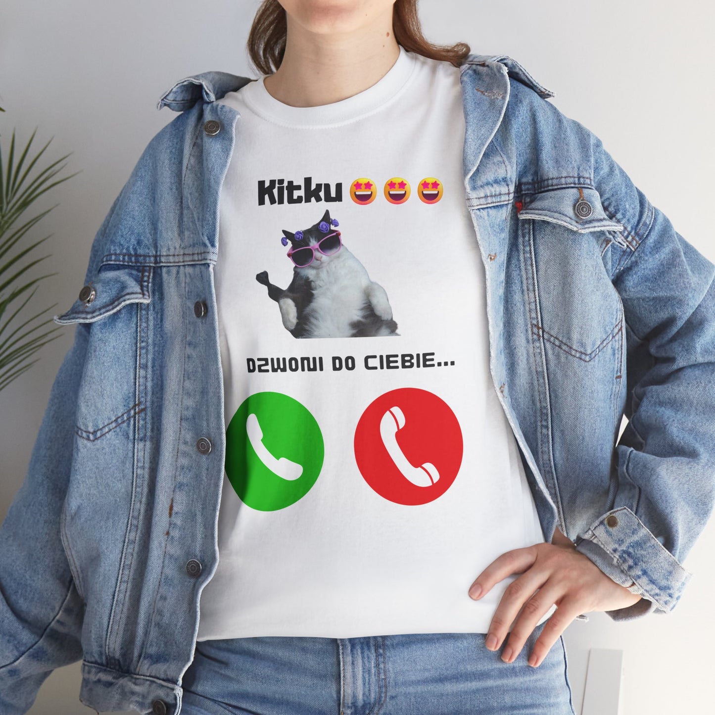 Koszulka Unisex Kitku dzwoni do Ciebie