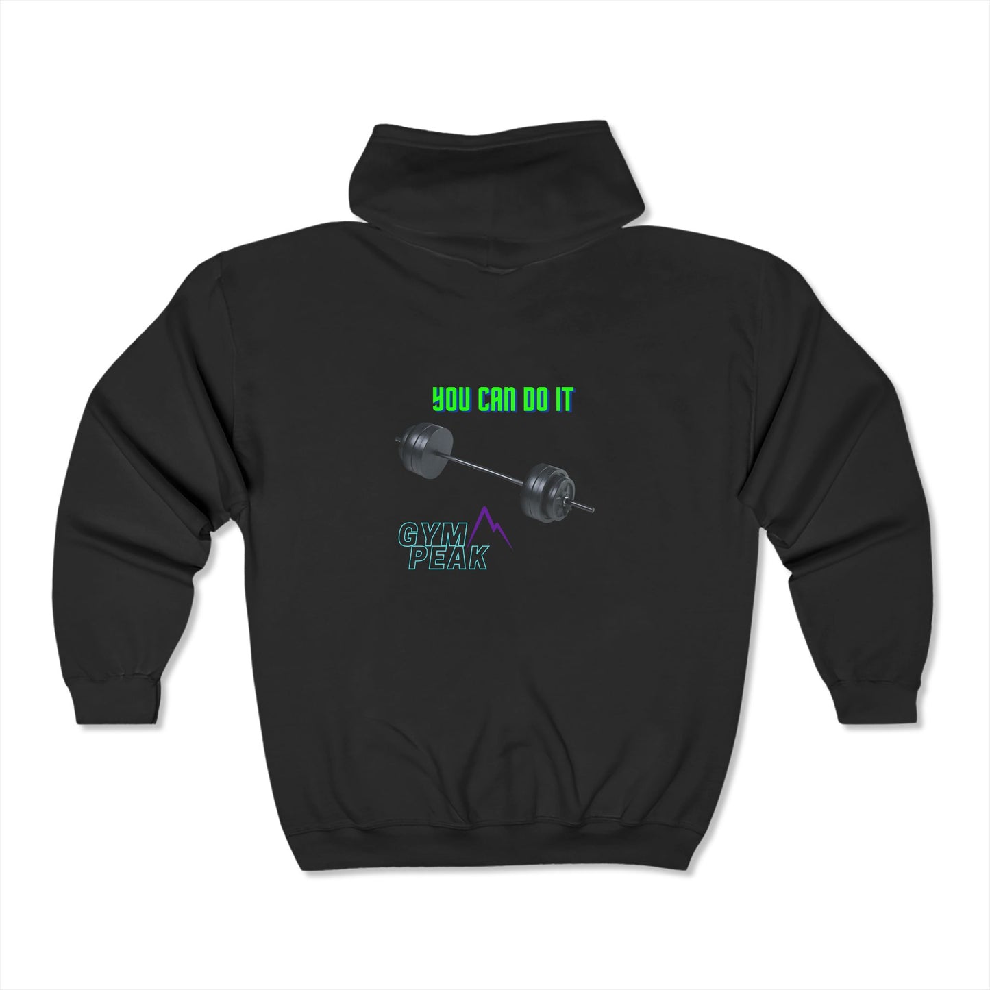 Sweat de sport unisexe zippé - GymPeak