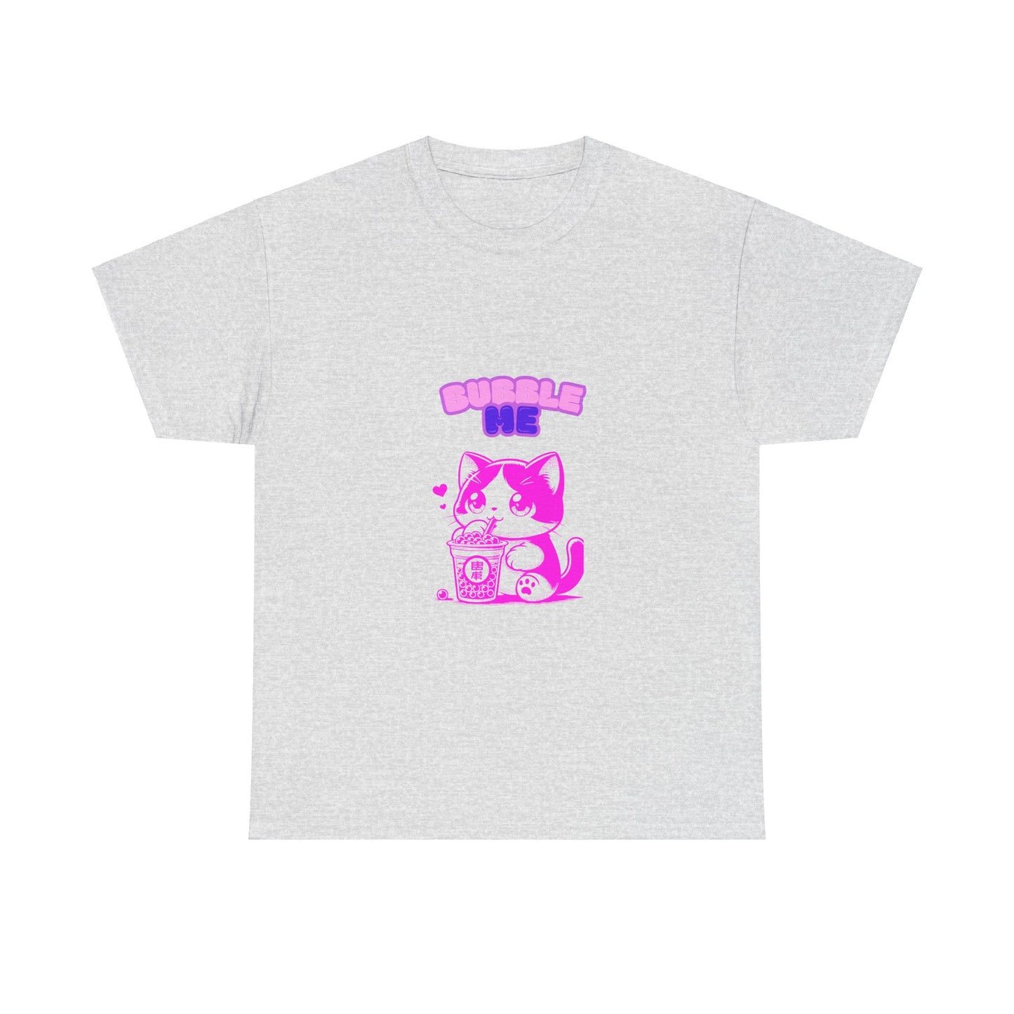 Koszulka z nadrukiem Bubble Cat-OverFash