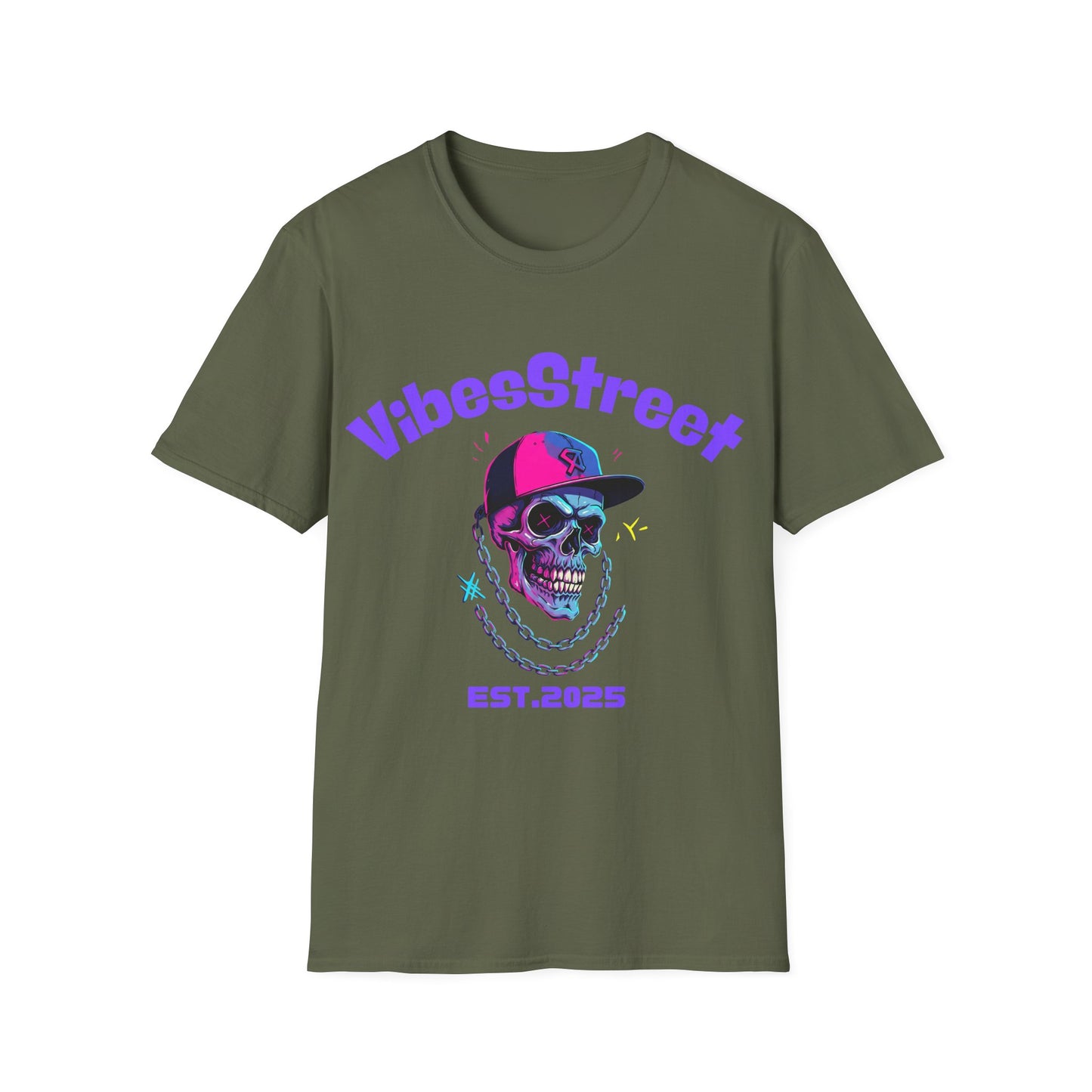 Unisex Hip-Skull Est.2025 T-Shirt-VibesStreet