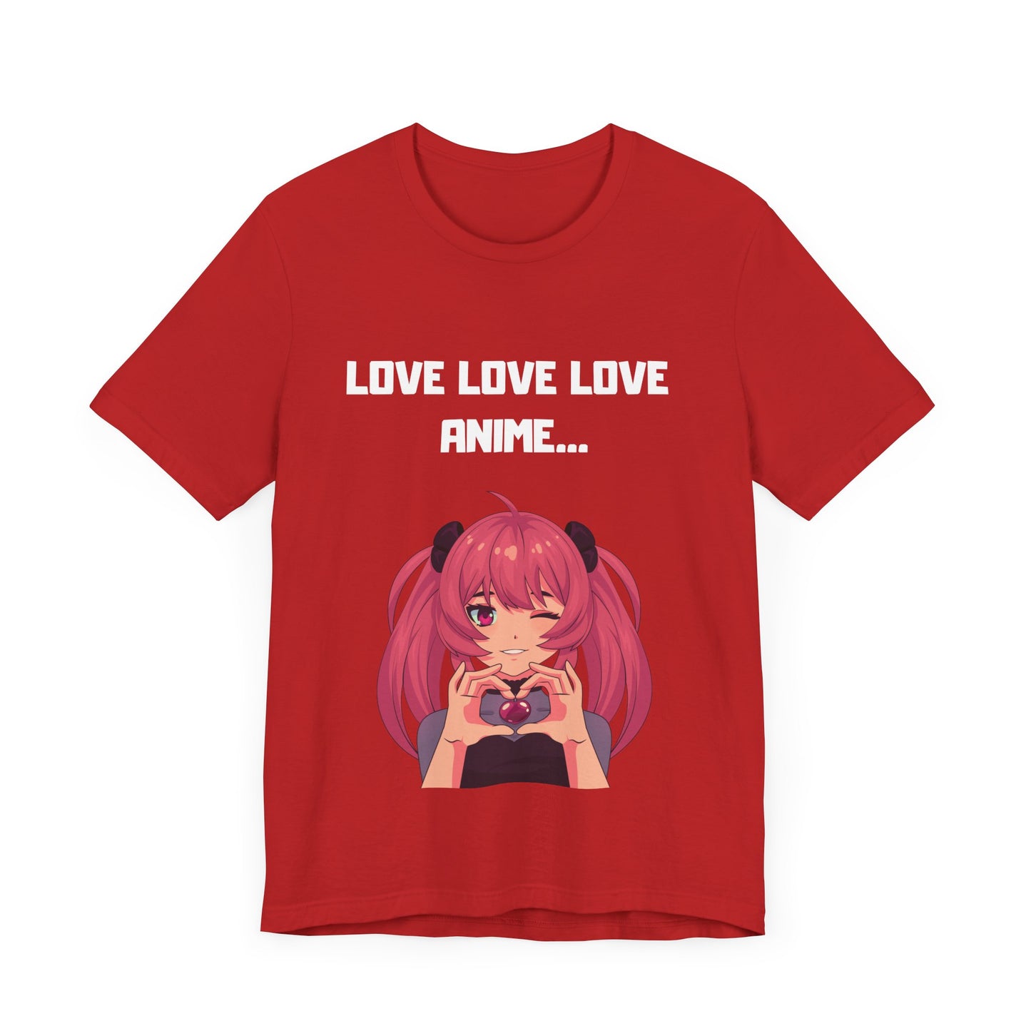 Unisex T-Shirt I Love Love Love Anime...- DragonStreet