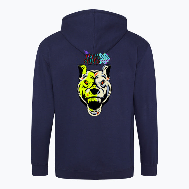 Sweat zippé avec imprimé de TechSouls